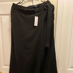 Yigal Azrouel Wrap Front Crepe Pants